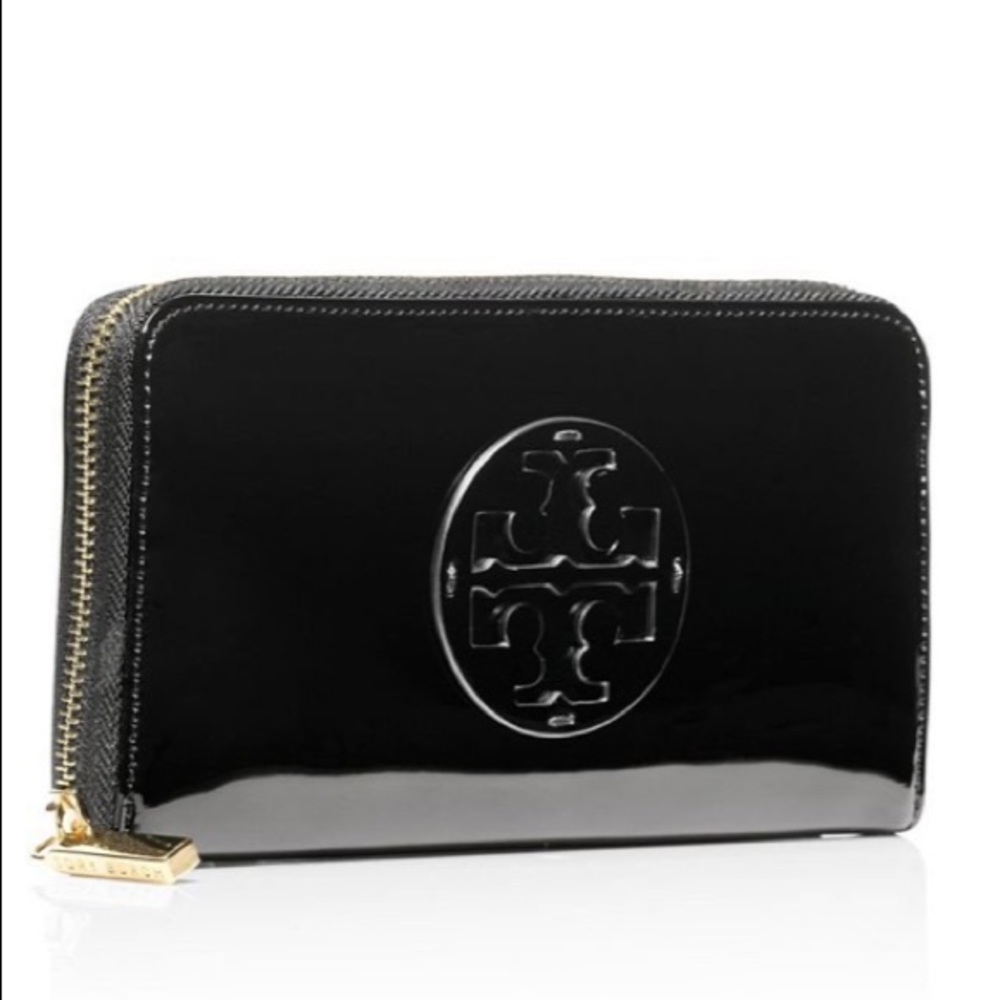 Tory Burch Stacked Patent Continental Wallet